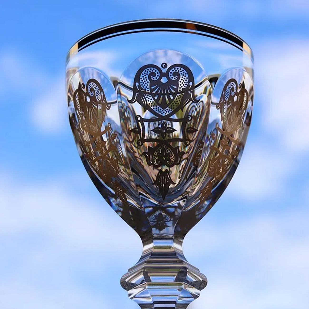 Бокал для вина HARCOURT EMPIRE №1 300 мл хрусталь позолота Baccarat 2813867