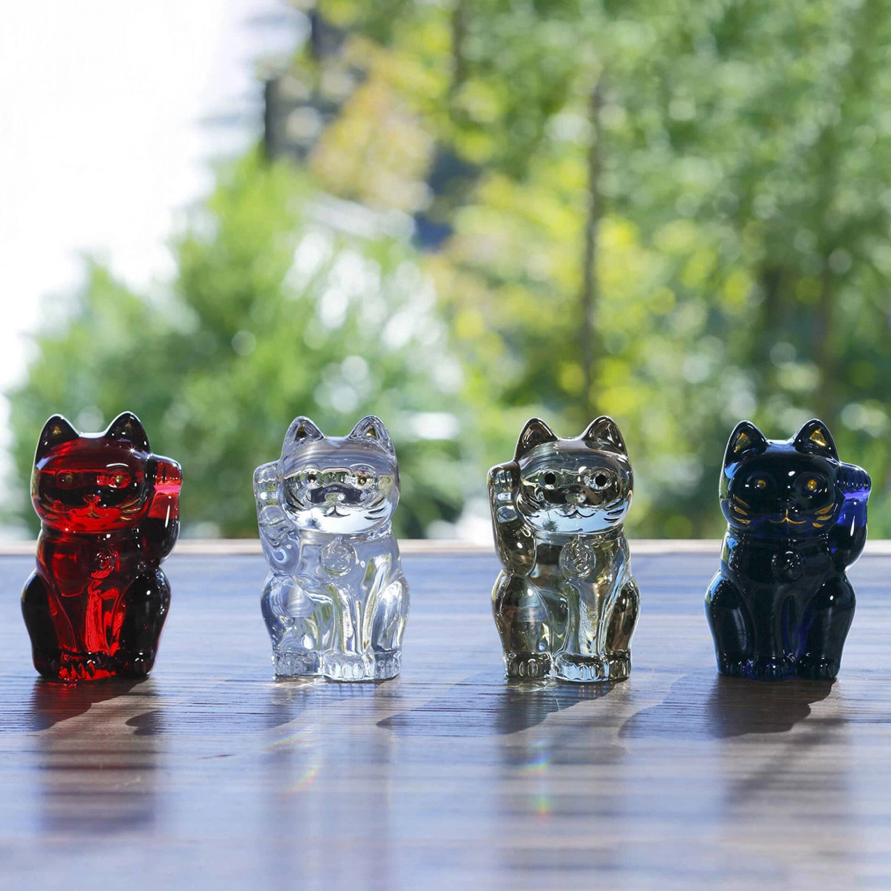 Статуэтка MANEKI NEKO Кошка 10 см прозрачная хрусталь Baccarat 2607786