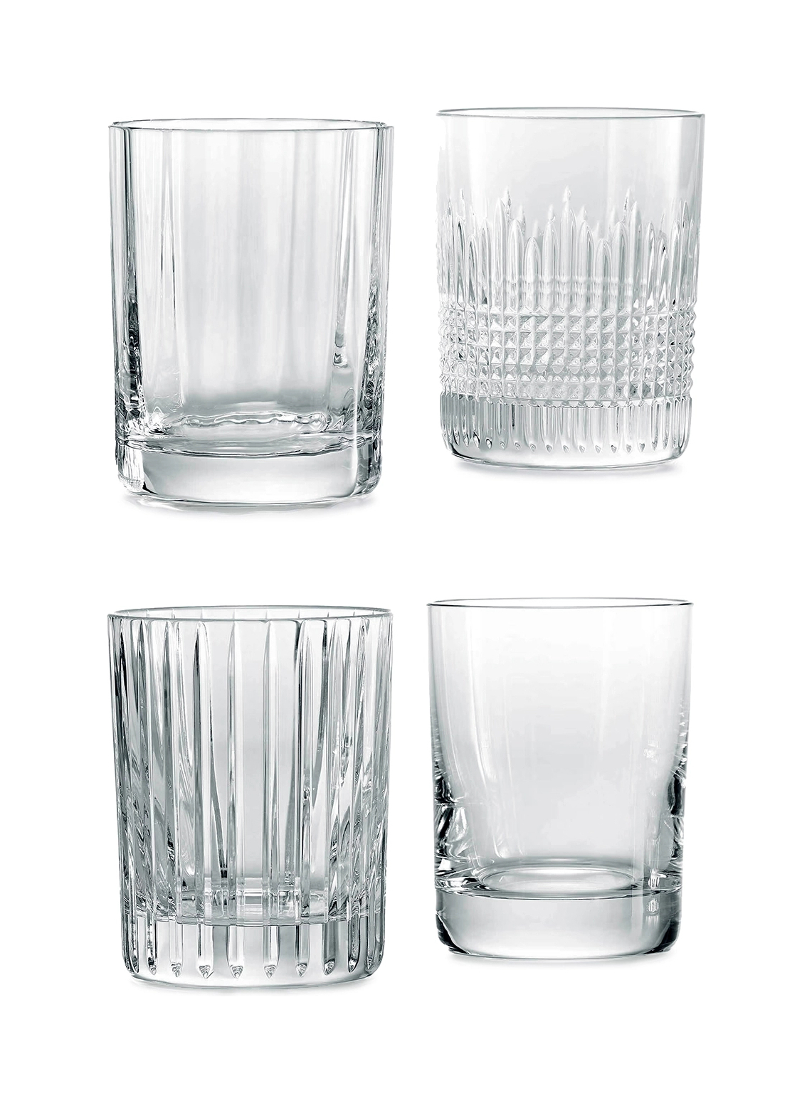 Набор из 4-х бокалов для виски ELEMENTS №2 хрусталь прозрачный Baccarat 2812728