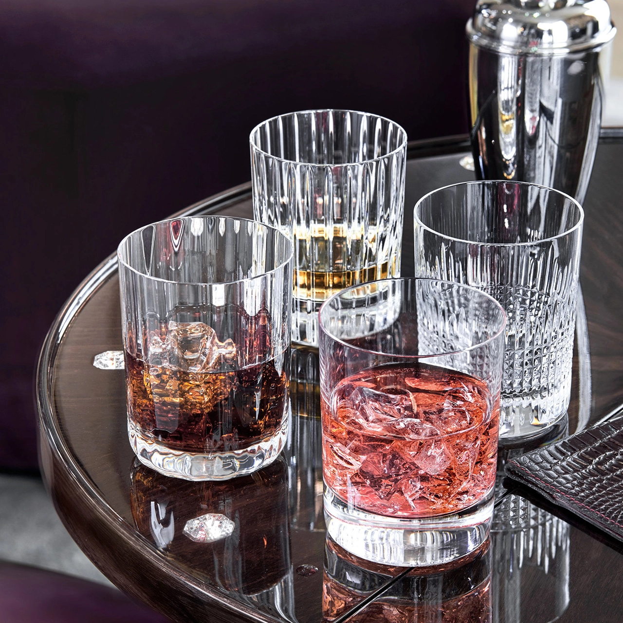 Набор из 4-х бокалов для виски ELEMENTS №2 хрусталь прозрачный Baccarat 2812728