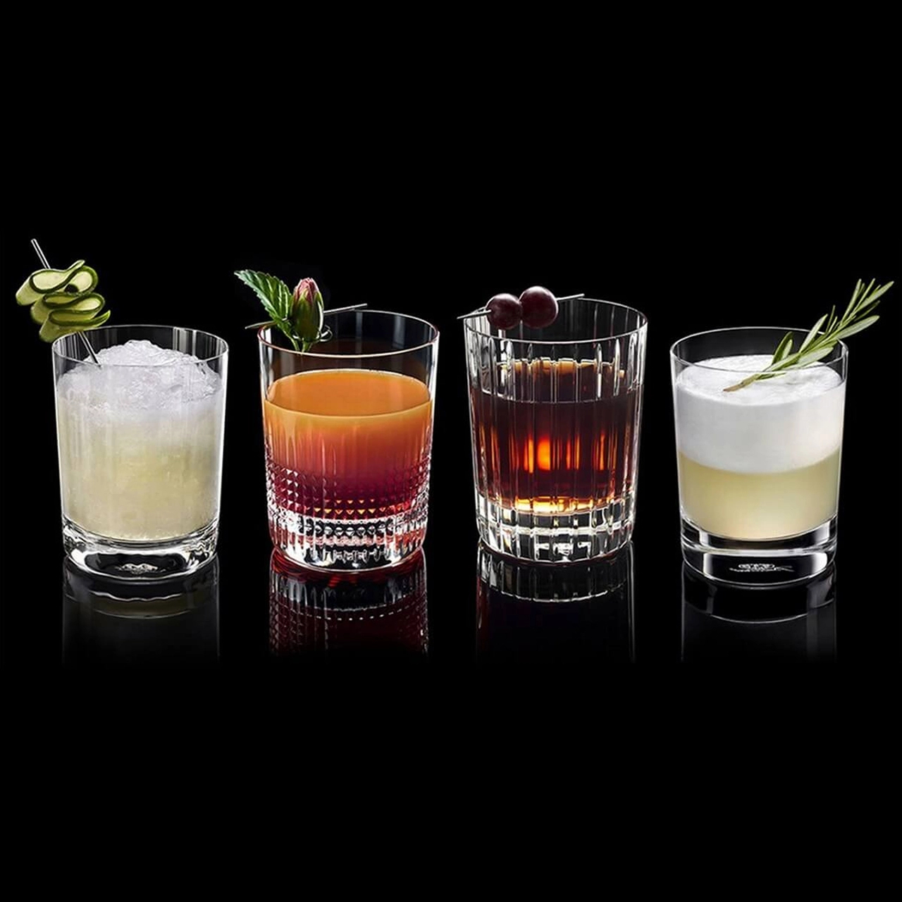 Набор из 4-х бокалов для виски ELEMENTS №2 хрусталь прозрачный Baccarat 2812728