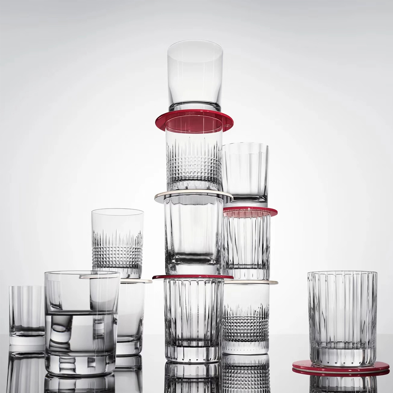 Набор из 4-х бокалов для виски ELEMENTS №2 хрусталь прозрачный Baccarat 2812728