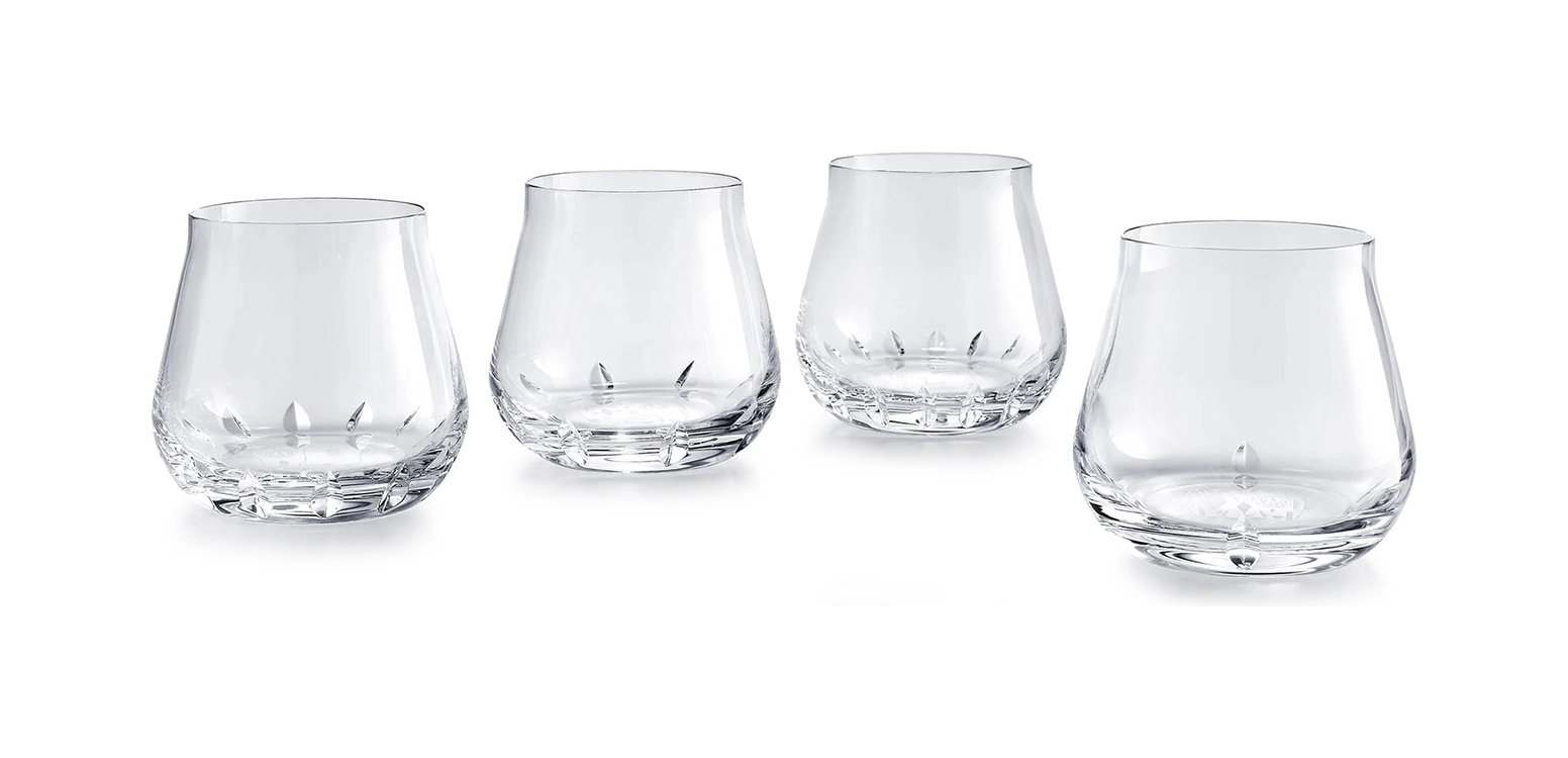 Набор из 4-х бокалов для виски FAUNACRYSTOPOLIS 350 мл хрусталь прозрачный