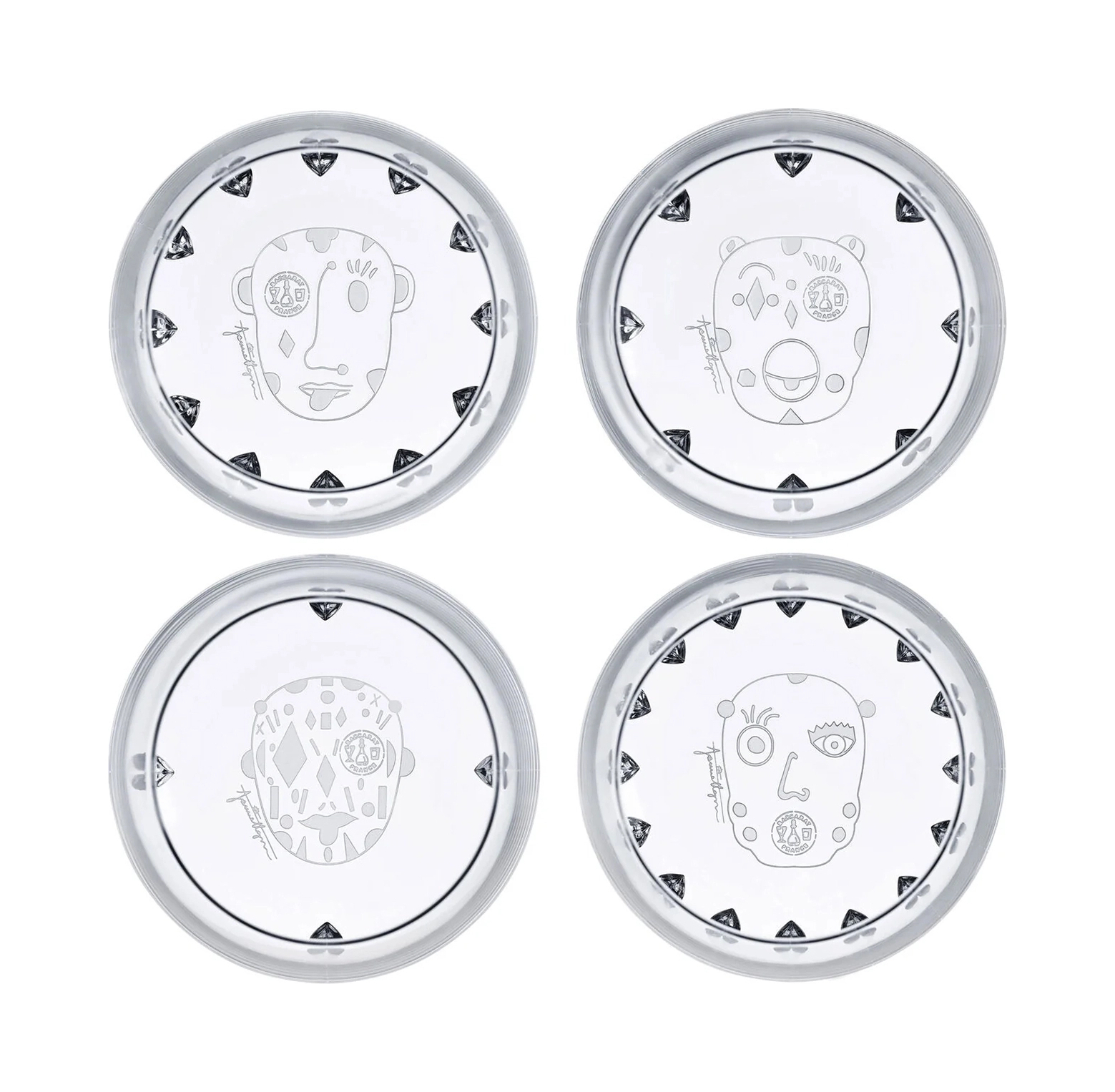 Набор из 4-х бокалов для виски FAUNACRYSTOPOLIS 350 мл хрусталь прозрачный Baccarat 2814273