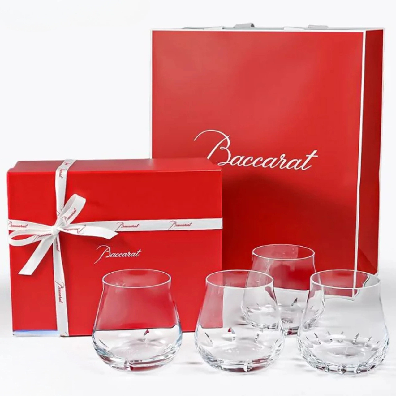 Набор из 4-х бокалов для виски FAUNACRYSTOPOLIS 350 мл хрусталь прозрачный Baccarat 2814273