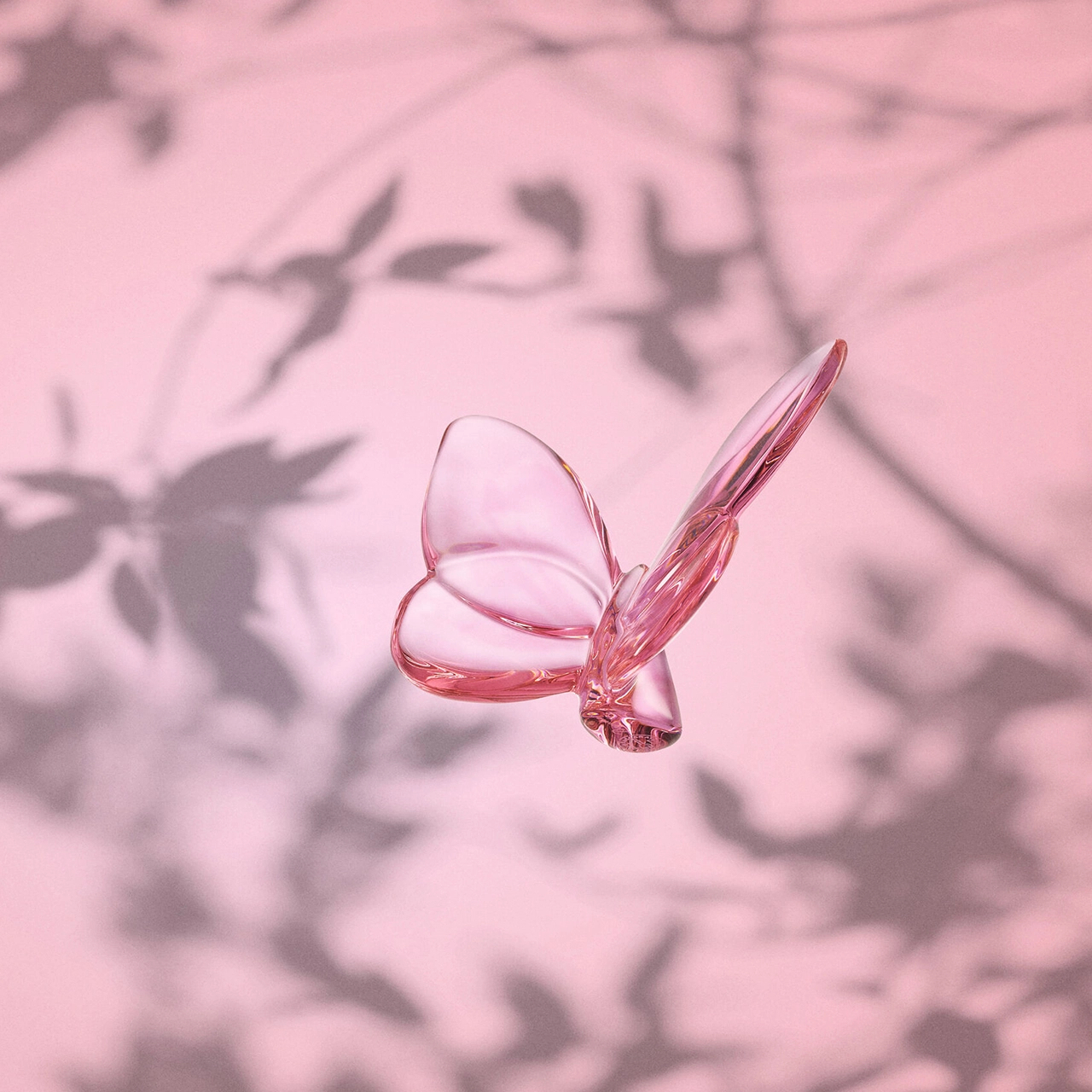 Статуэтка LUCKY BUTTERFLY Бабочка 8 см розовая хрусталь – 2