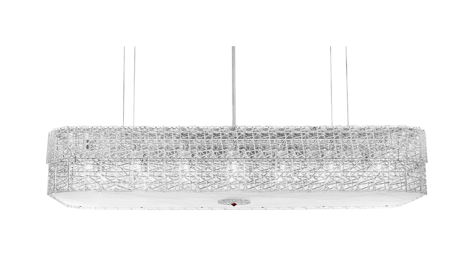Люстра TUILE DE CRISTAL FROZEN 110 см хрусталь прямоугольная