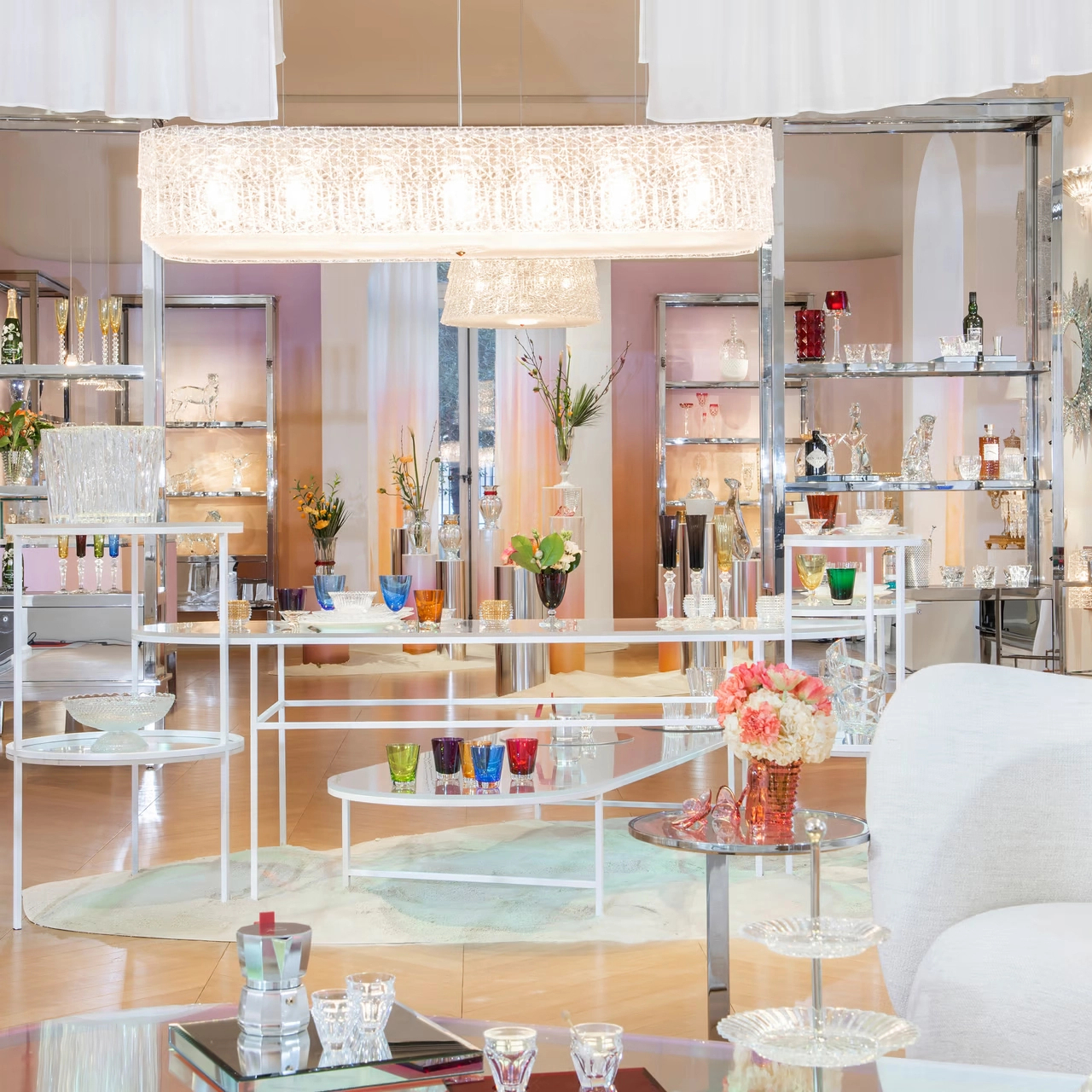 Люстра TUILE DE CRISTAL FROZEN 110 см хрусталь прямоугольная – 2