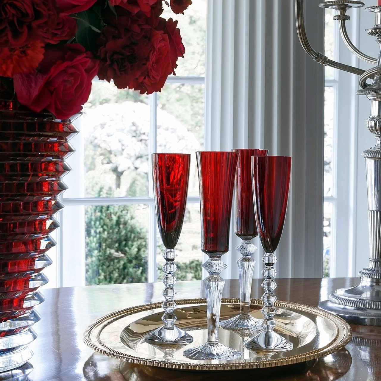 Набор из 2-х бокалов для шампанского VEGA 175 мл хрусталь красный – 2
