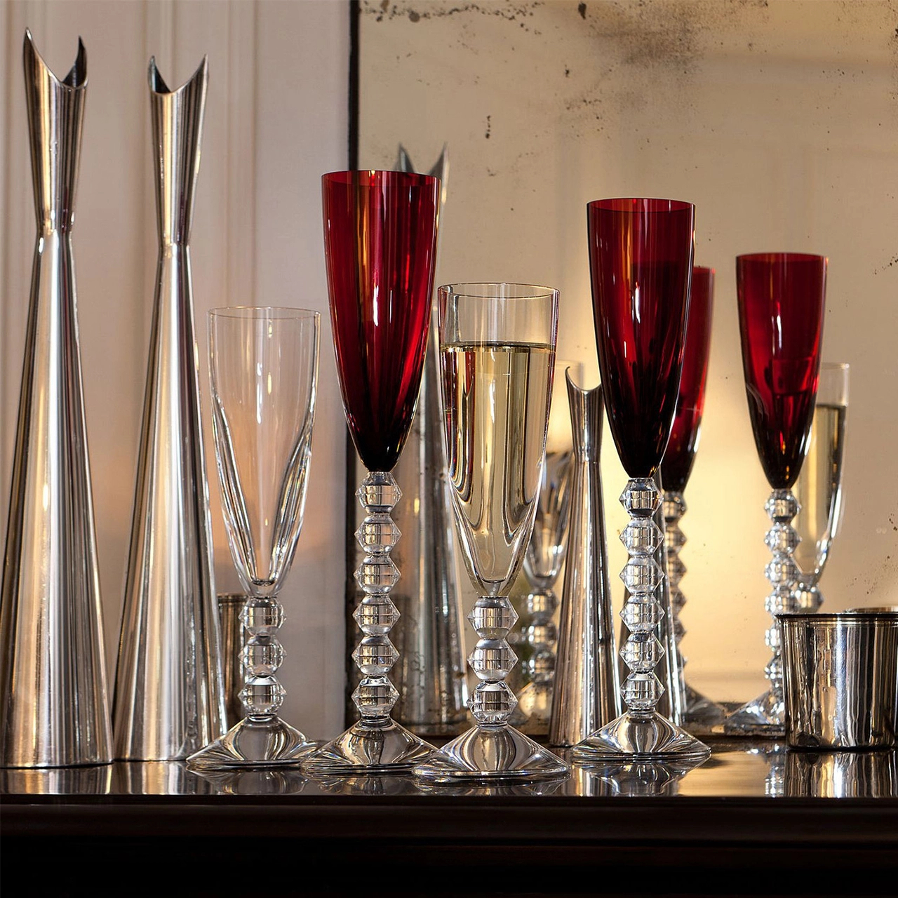 Набор из 2-х бокалов для шампанского VEGA 175 мл хрусталь красный Baccarat 2811806