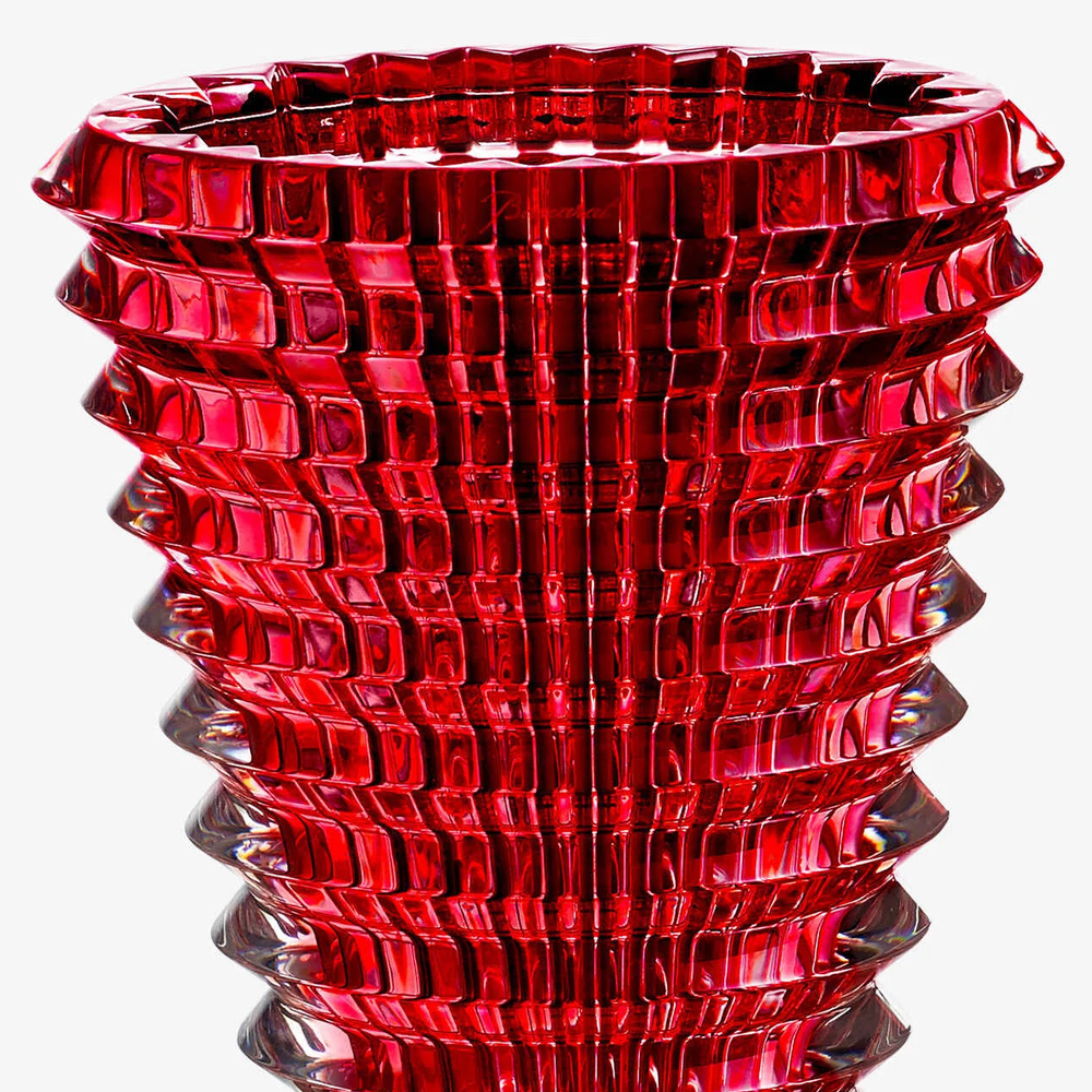 Ваза для цветов EYE овальная 15 см хрусталь красный Baccarat 2807199