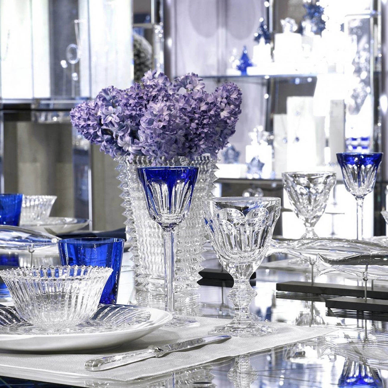 Бокал для вина HARCOURT 130 мл хрусталь синий Baccarat 1201132