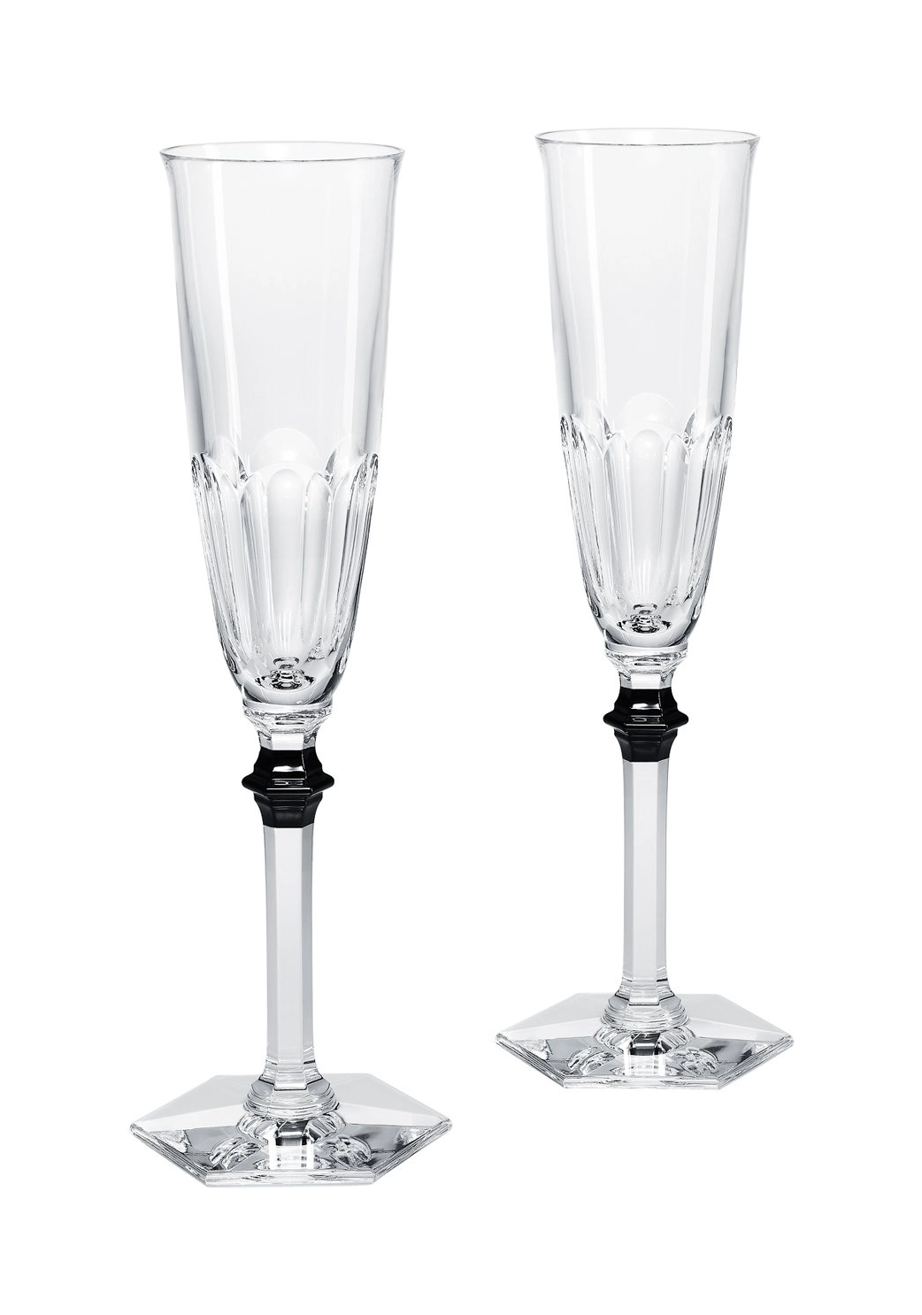 Набор из 2-х фужеров для шампанского HARCOURT EVE хрусталь черный Baccarat 2814042