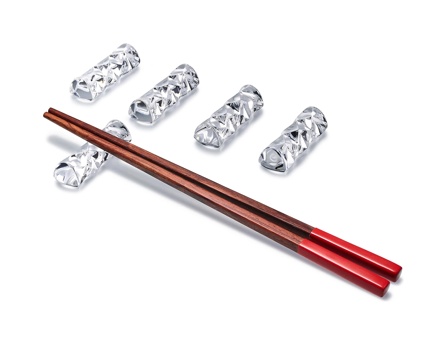 Набор подставок для приборов SWING 5 шт хрусталь