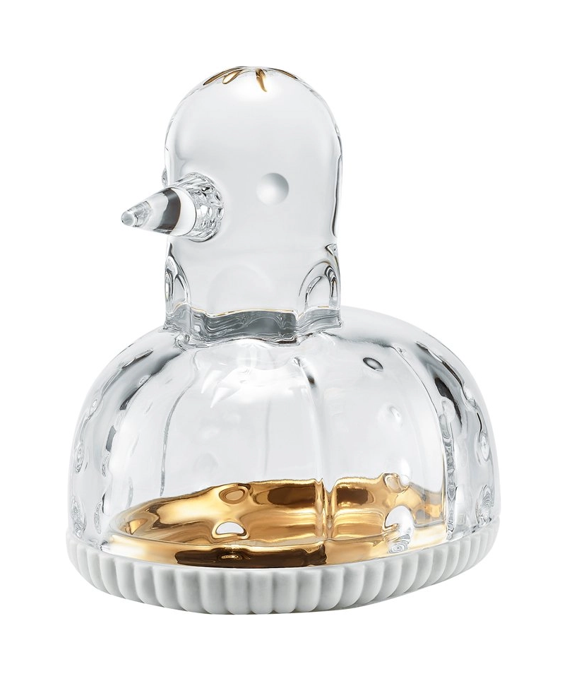 Шкатулка Baccarat FAUNACRYSTOPOLIS ZOO Утка 11 см хрусталь