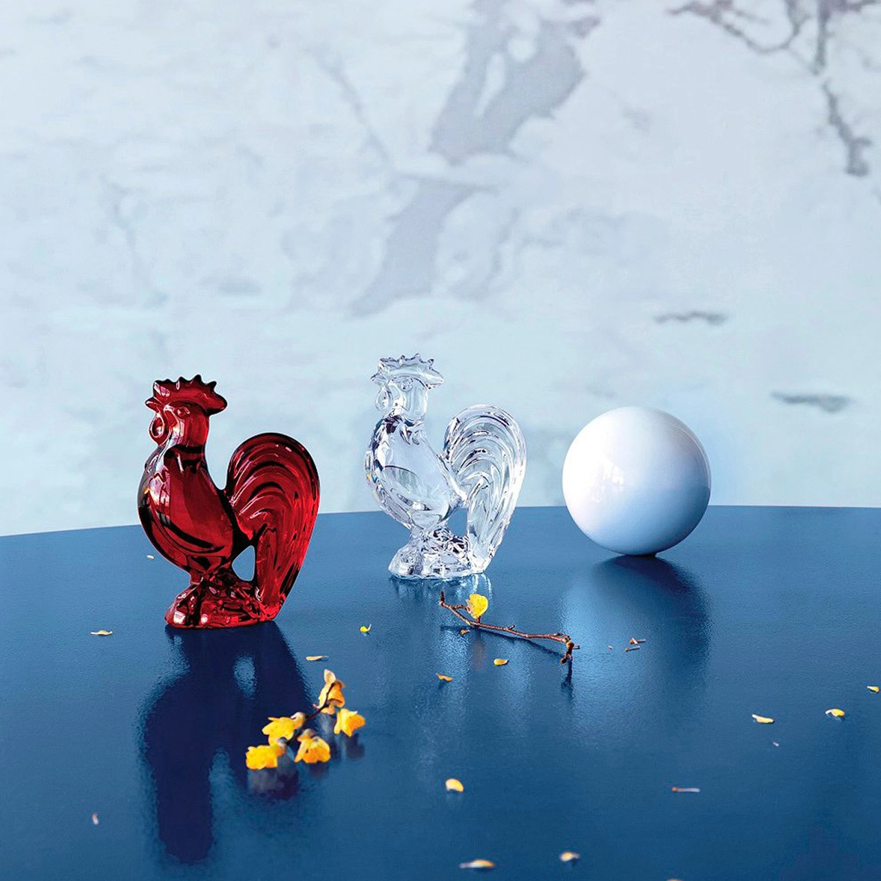 Скульптура ZODIAQUE Петух 11 см хрусталь – 2