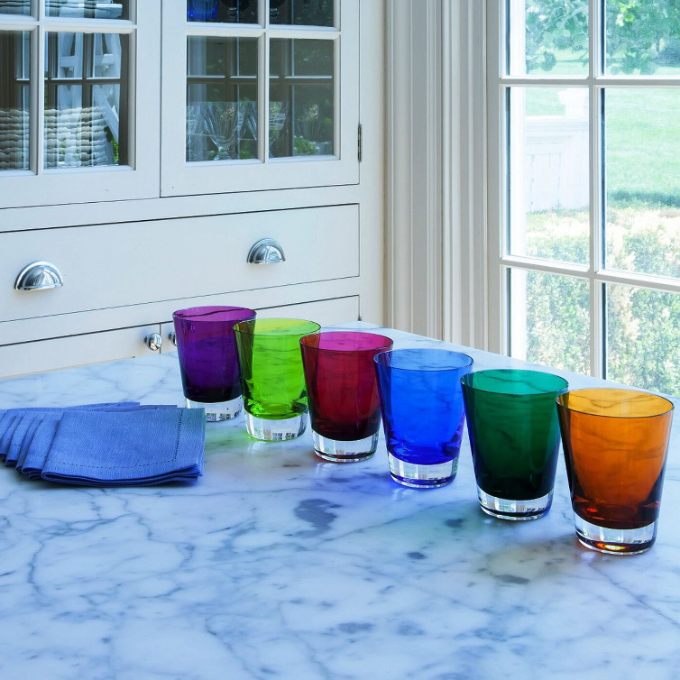 Набор из 2-х стаканов MOSAIQUE 220 мл хрусталь синий Baccarat 2811108