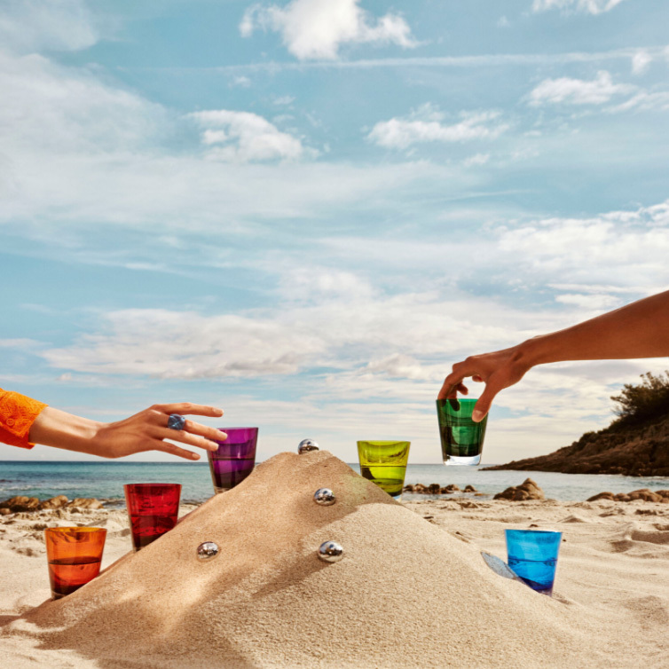 Набор из 2-х стаканов MOSAIQUE 220 мл хрусталь зеленый Baccarat 2811182