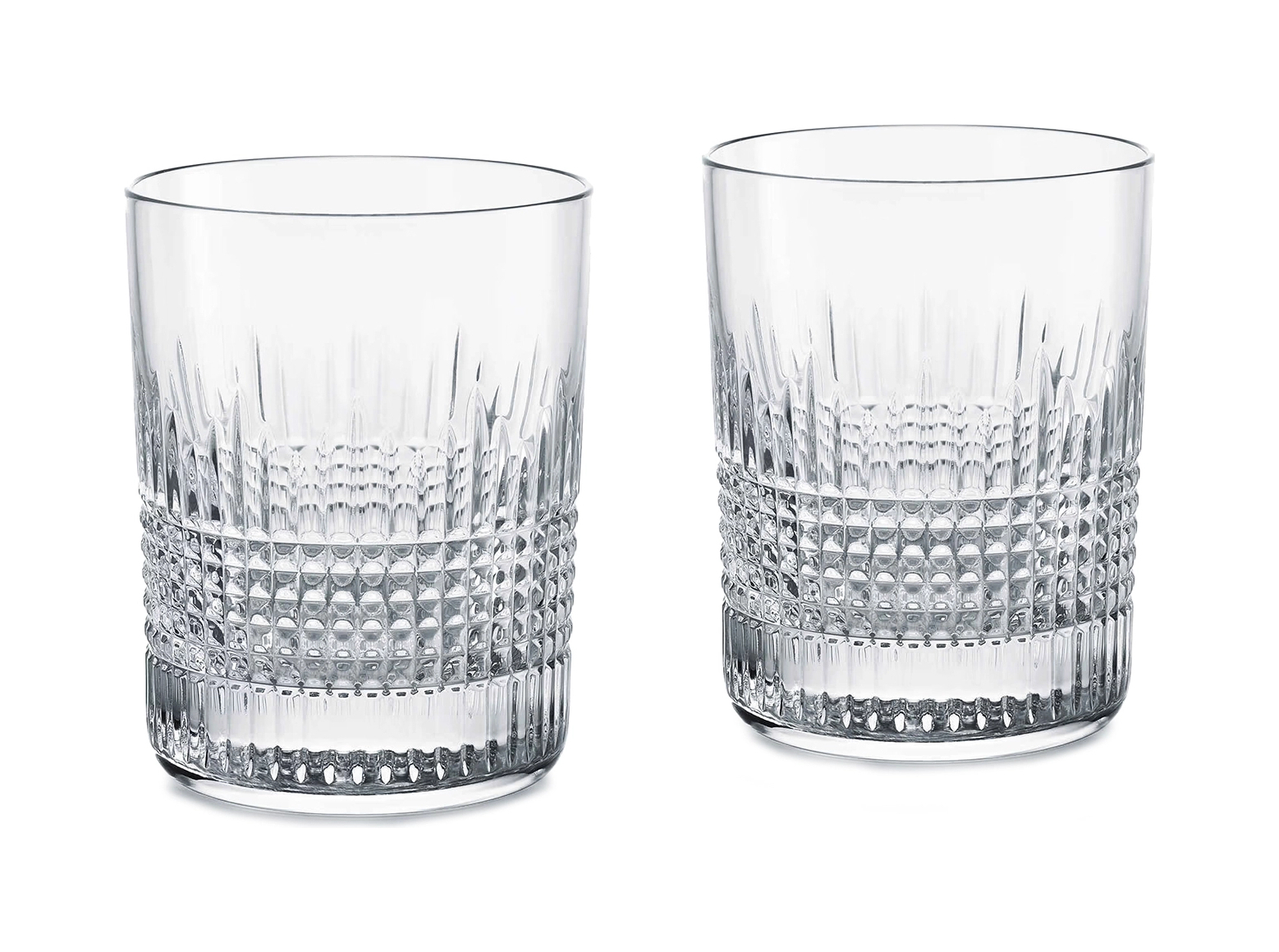 Набор из 2-х бокалов для виски NANCY 360 мл хрусталь прозрачный