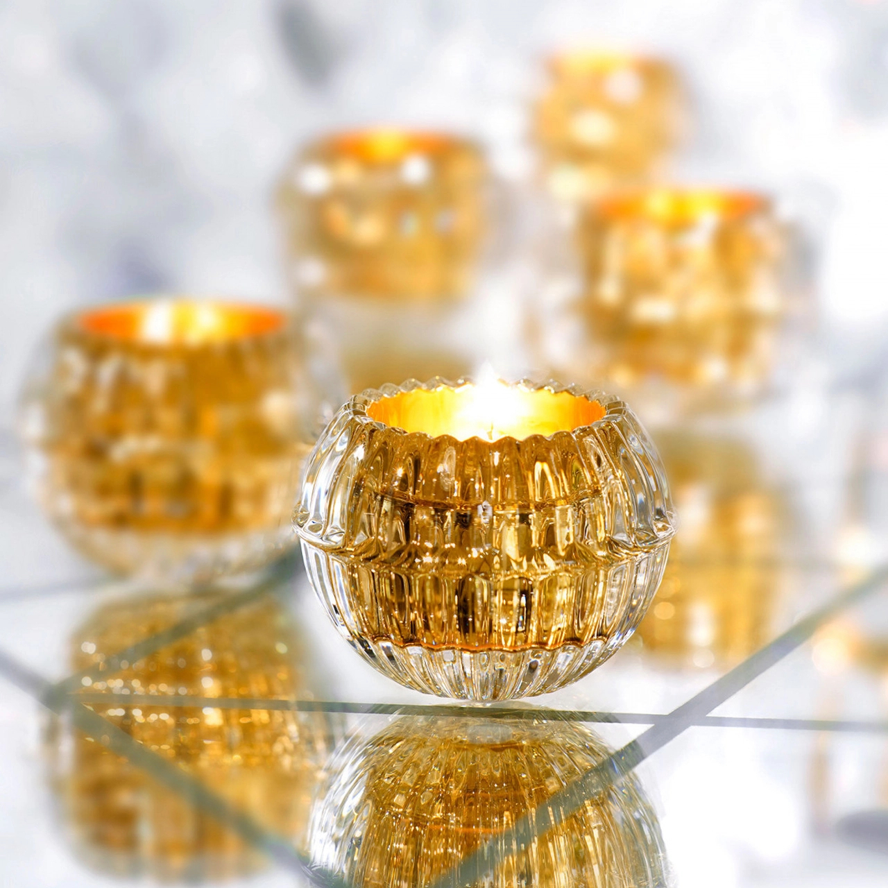 Подсвечник MILLE NUITS 6.5 см хрусталь золотой Baccarat 2812544