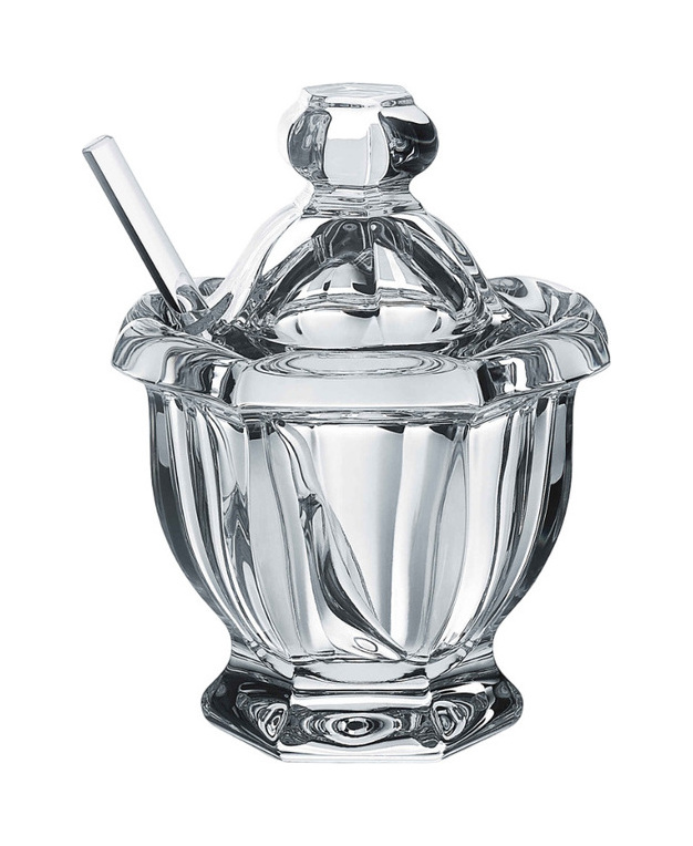 Джемница MISSOURI с крышкой 12.5 см хрусталь
