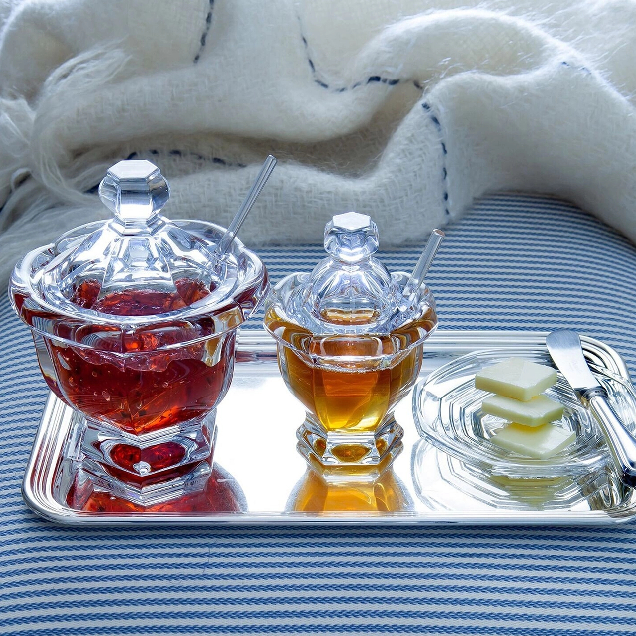 Джемница MISSOURI с крышкой 12.5 см хрусталь – 2