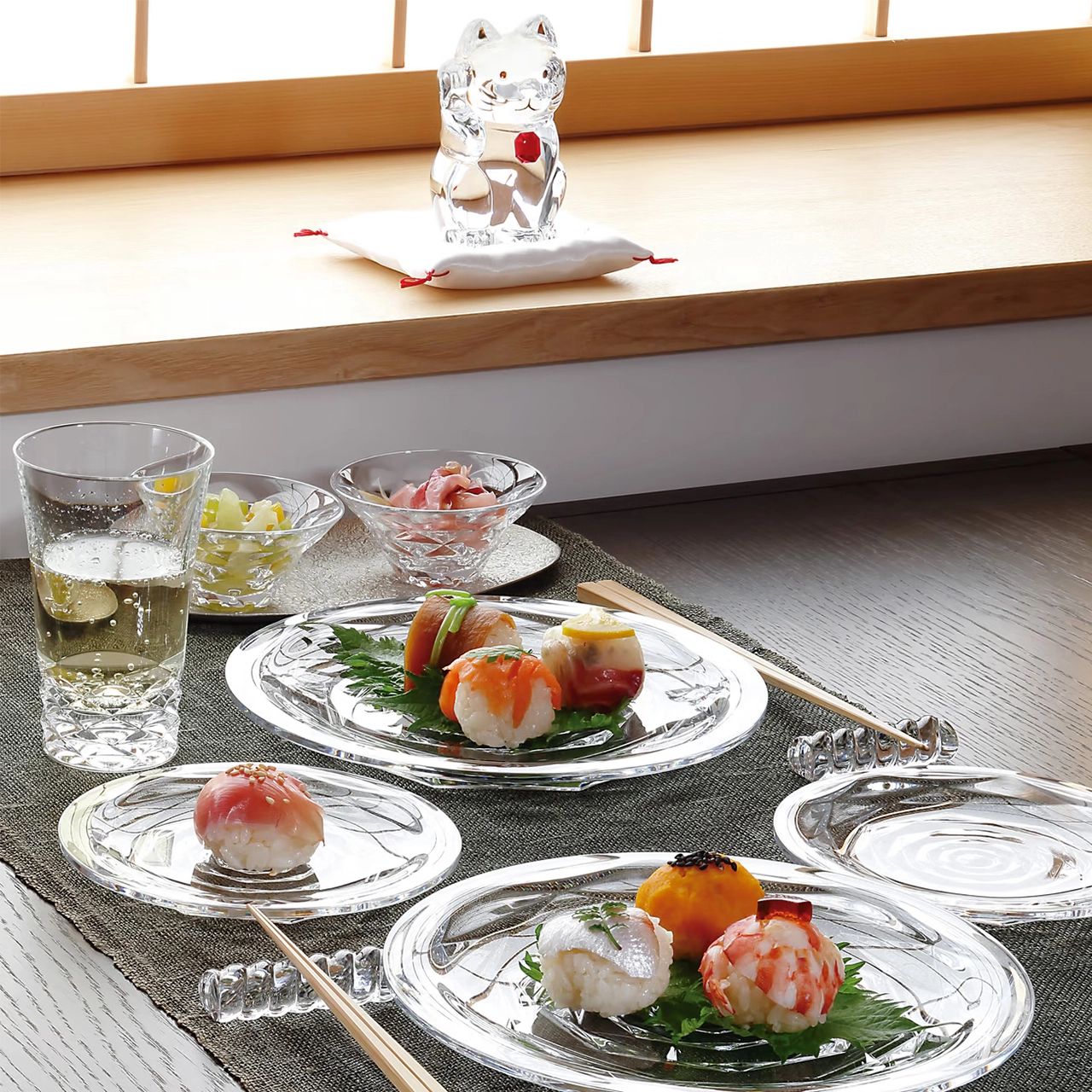 Тарелка десертная SWING 13 см хрусталь Baccarat 2813982