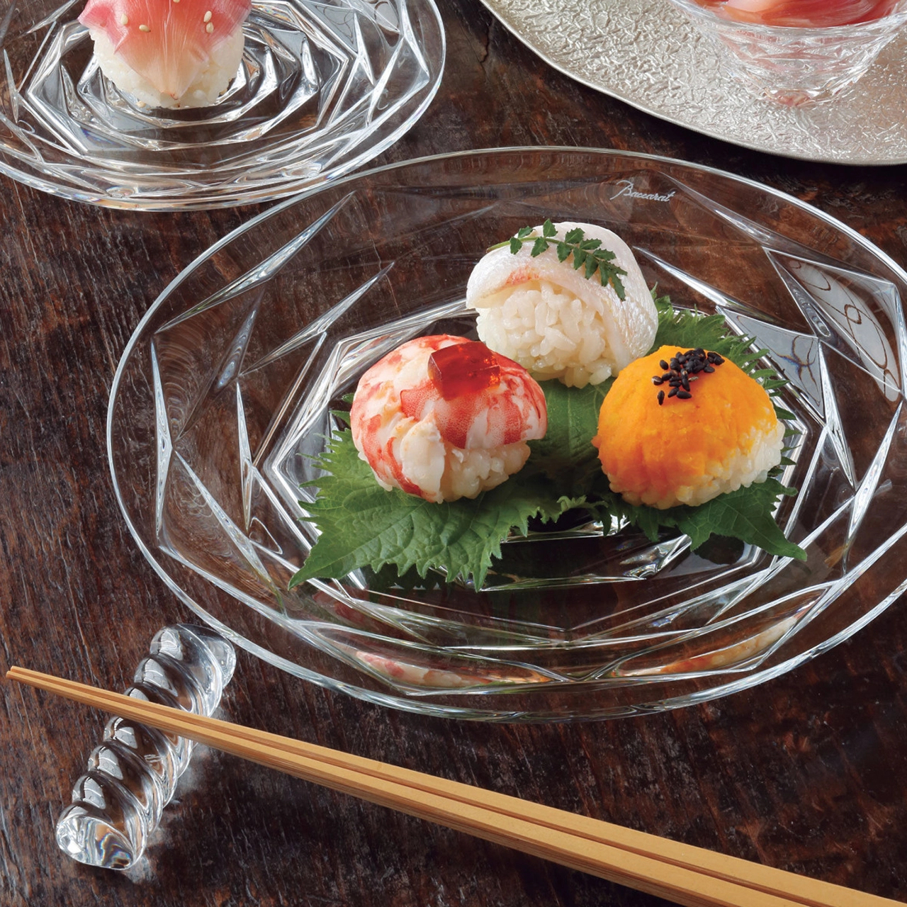 Тарелка десертная SWING 13 см хрусталь Baccarat 2813982