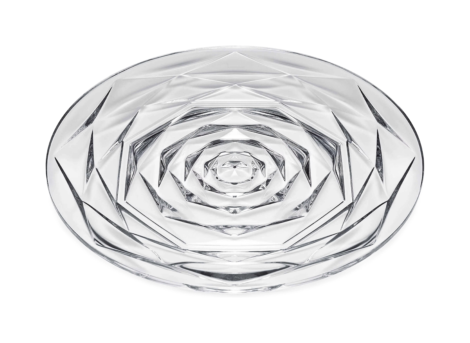 Тарелка закусочная SWING 18 см хрусталь