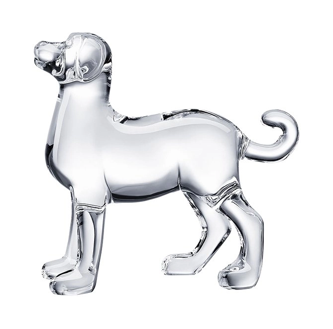 Скульптура ZODIAQUE Лабрадор 12 см хрусталь прозрачный