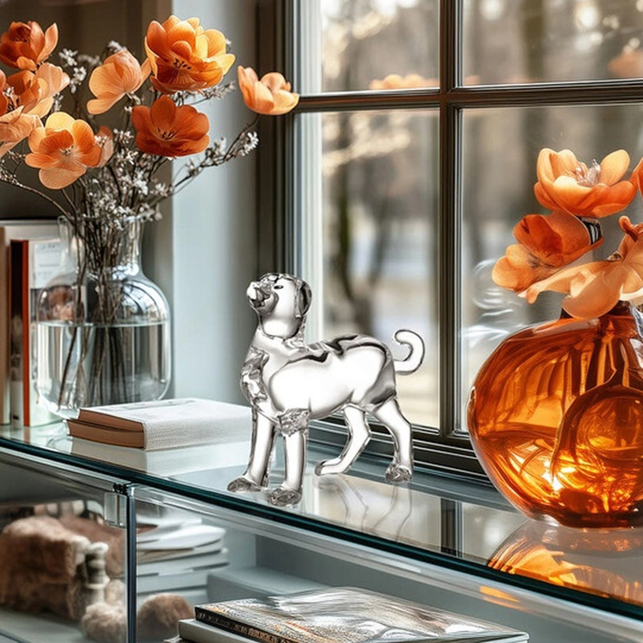 Скульптура ZODIAQUE Лабрадор 12 см хрусталь прозрачный Baccarat 2811187