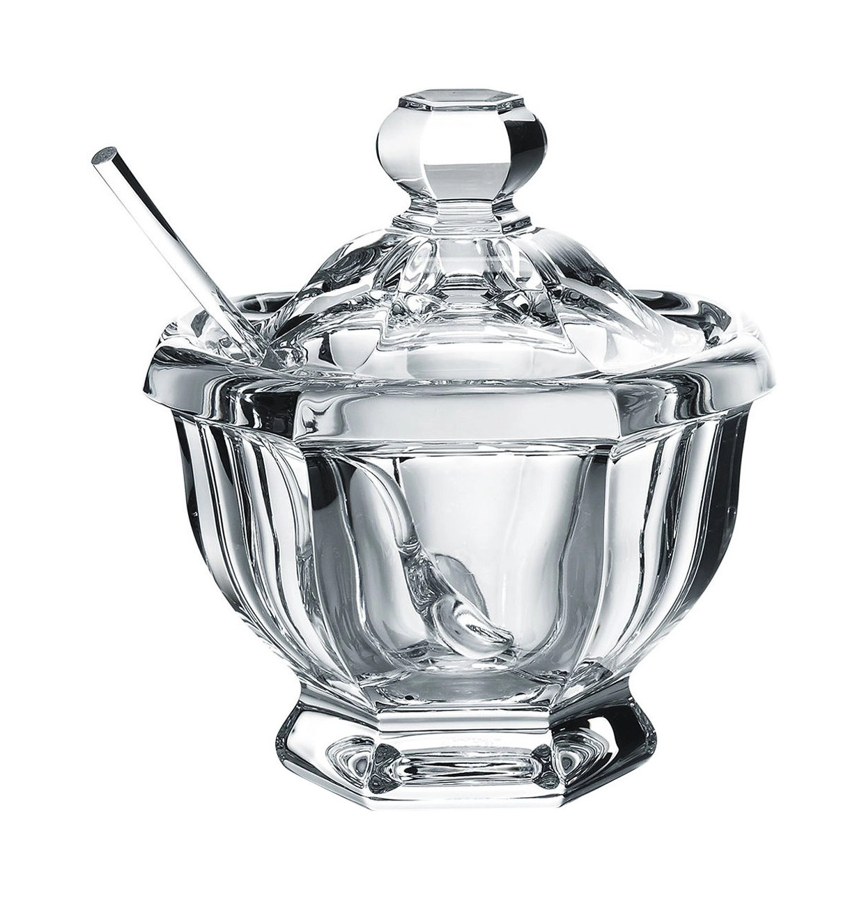 Джемница MISSOURI с крышкой 13.5 см хрусталь