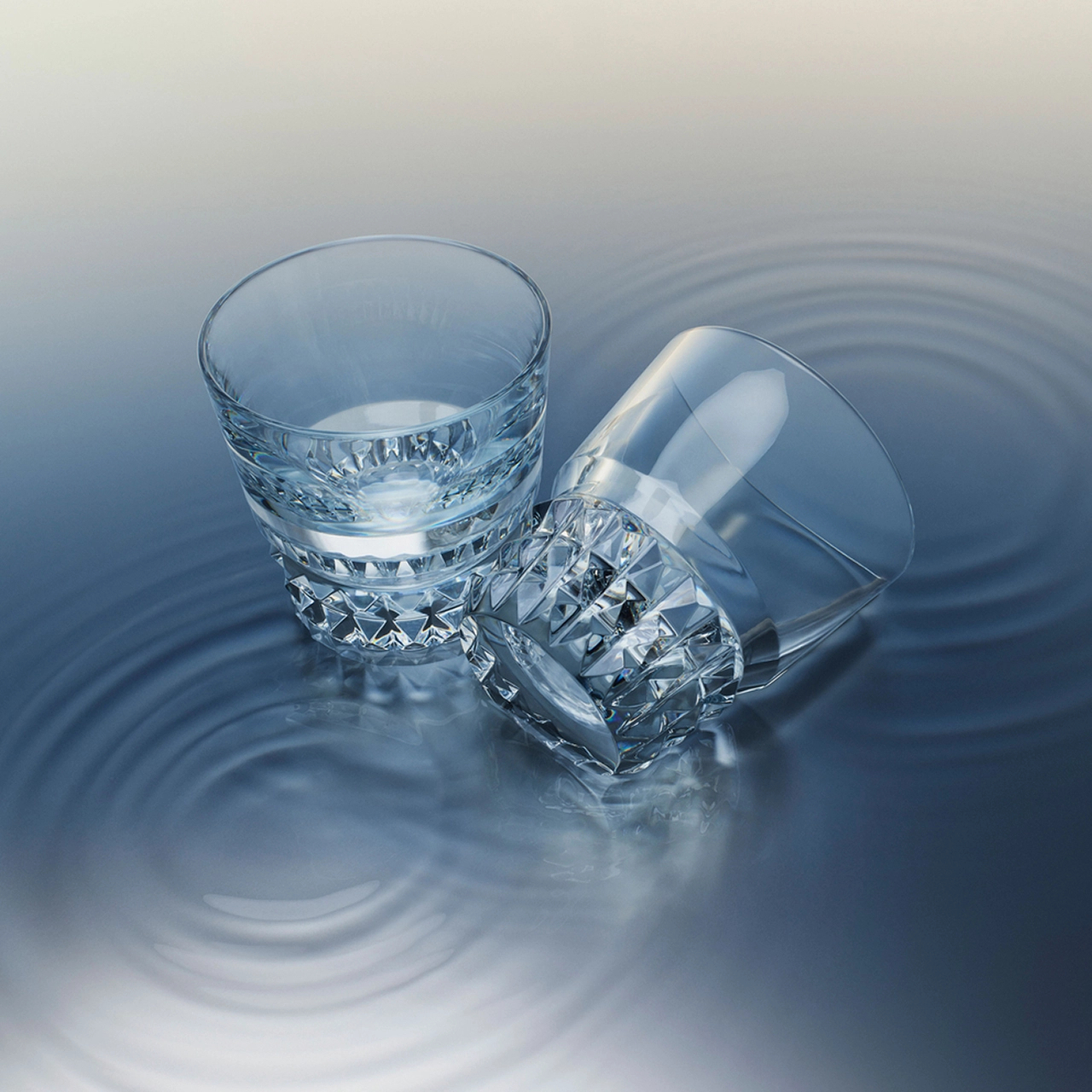 Набор из 2-х бокалов для виски LOUXOR 280 мл хрусталь прозрачный Baccarat 2808649