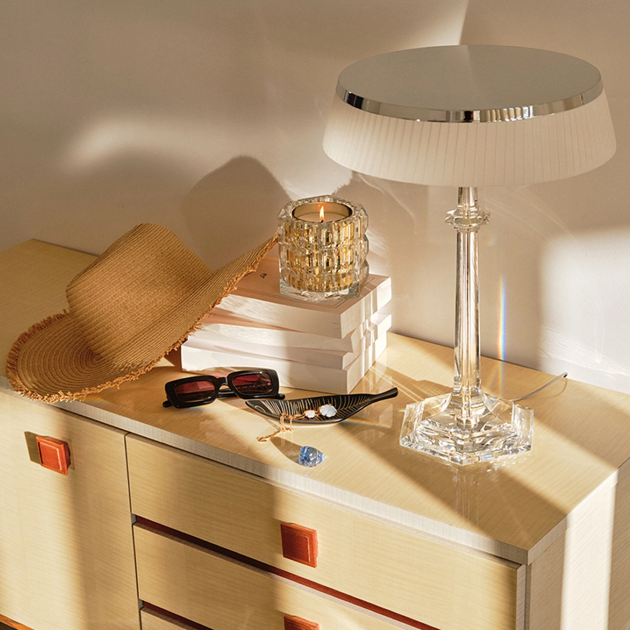 Настольная лампа BON JOUR VERSAILLES 42 см хрусталь прозрачная – 2