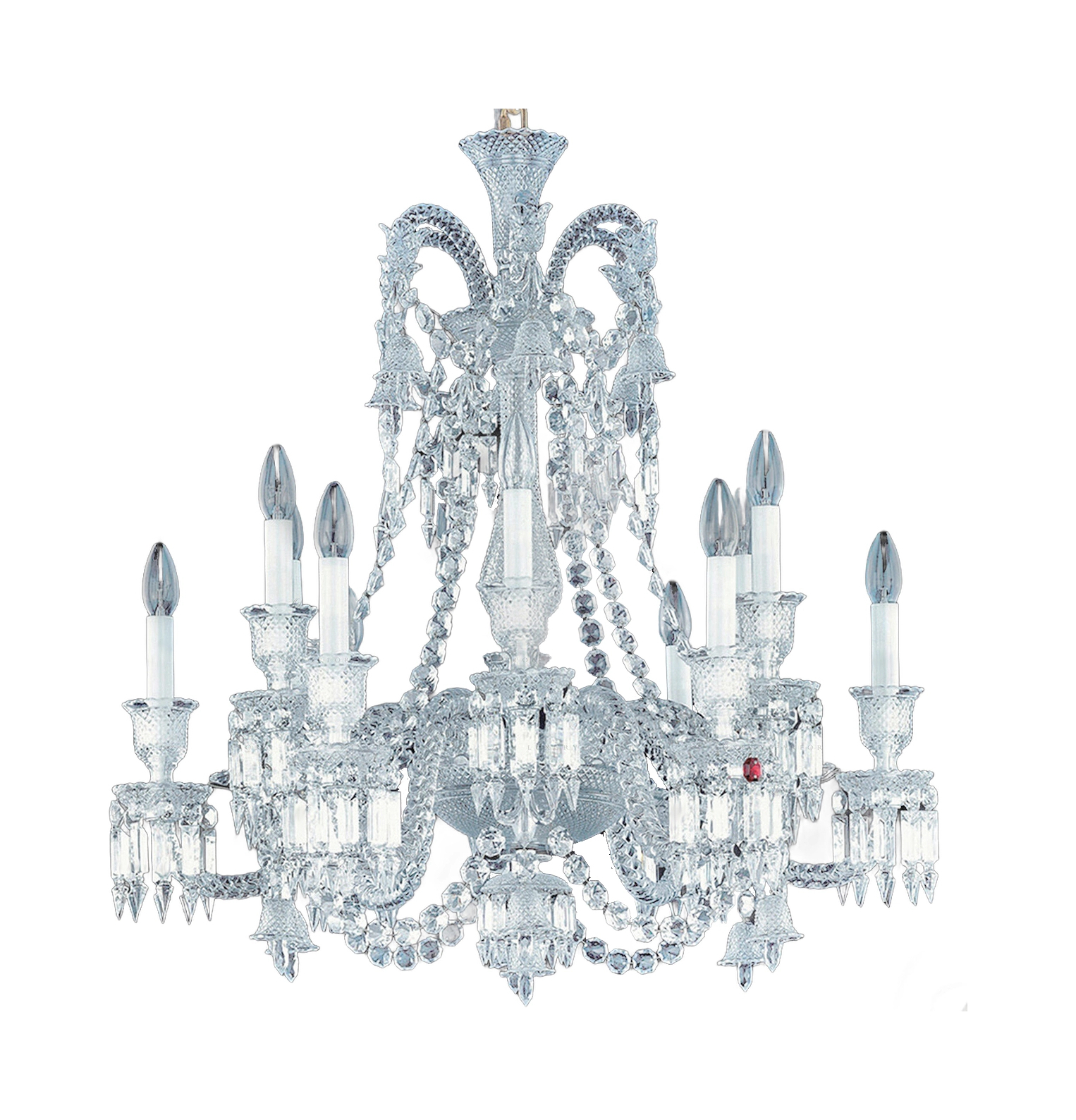 Люстра ZENITH 81 см хрусталь 12 ламп без плафонов