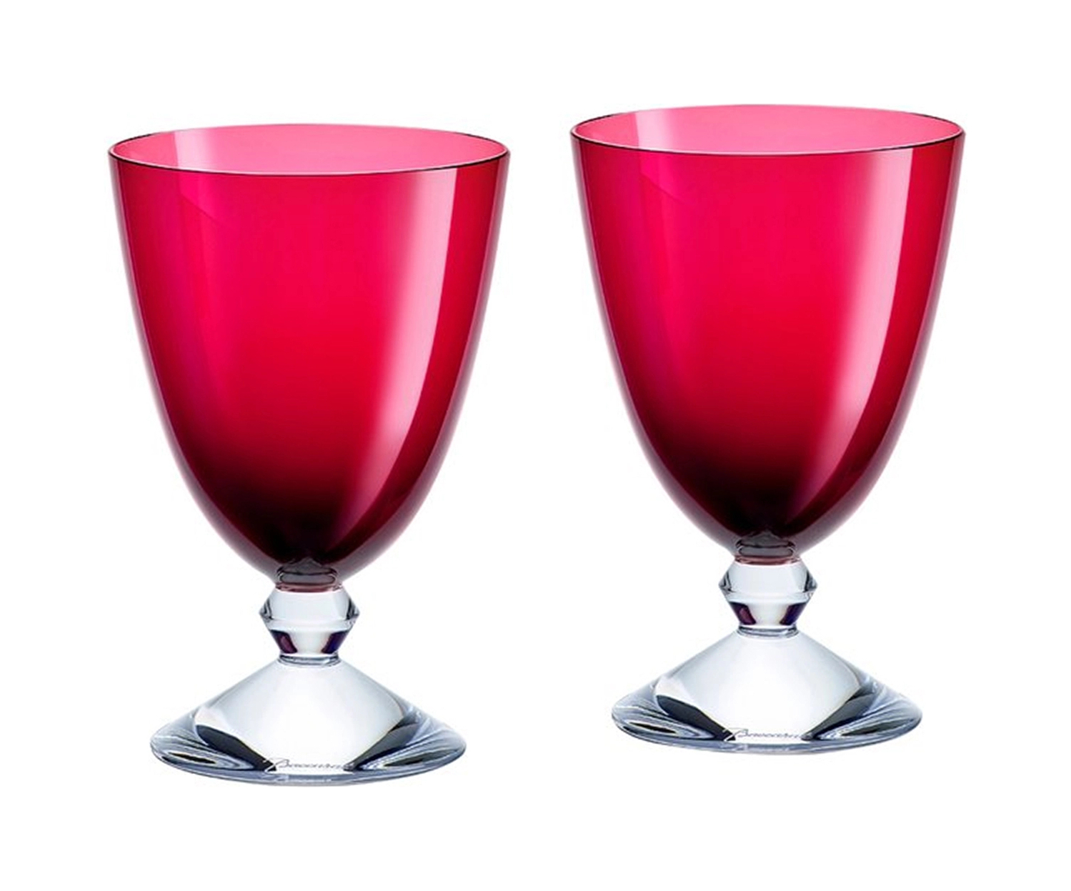 Набор из 2-х бокалов для вина VEGA 290 мл хрусталь красный