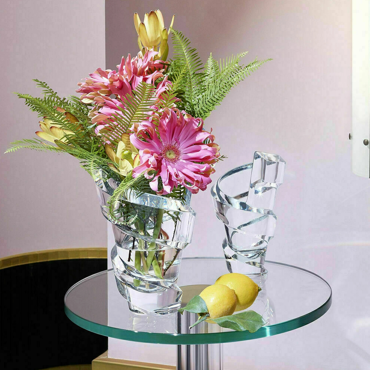 Ваза для цветов SPIRALE 22 см хрусталь прозрачная Baccarat 2612026