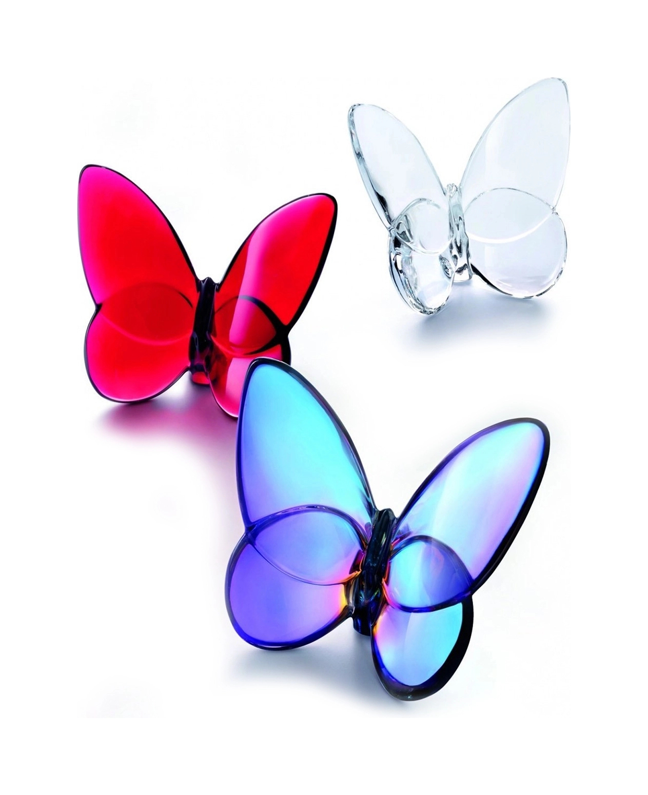 Статуэтка LUCKY BUTTERFLY Бабочка 8 см красная хрусталь Baccarat 2104322