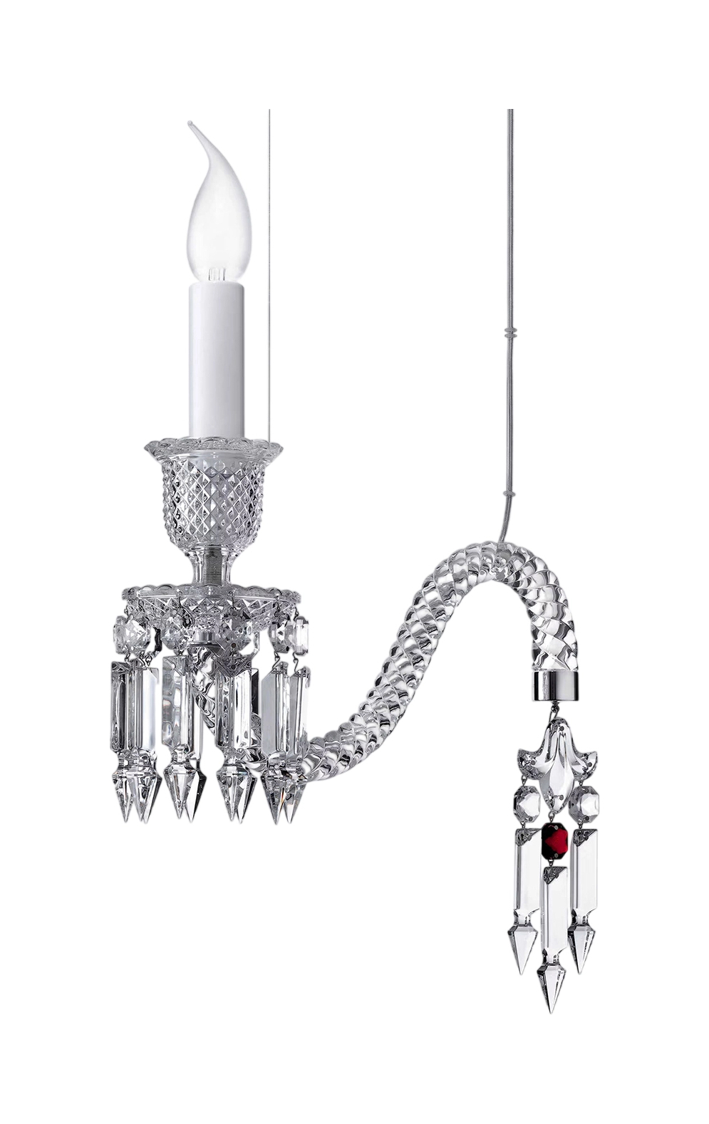 Лампа подвесная ZENITH FANTOME 47 см хрусталь