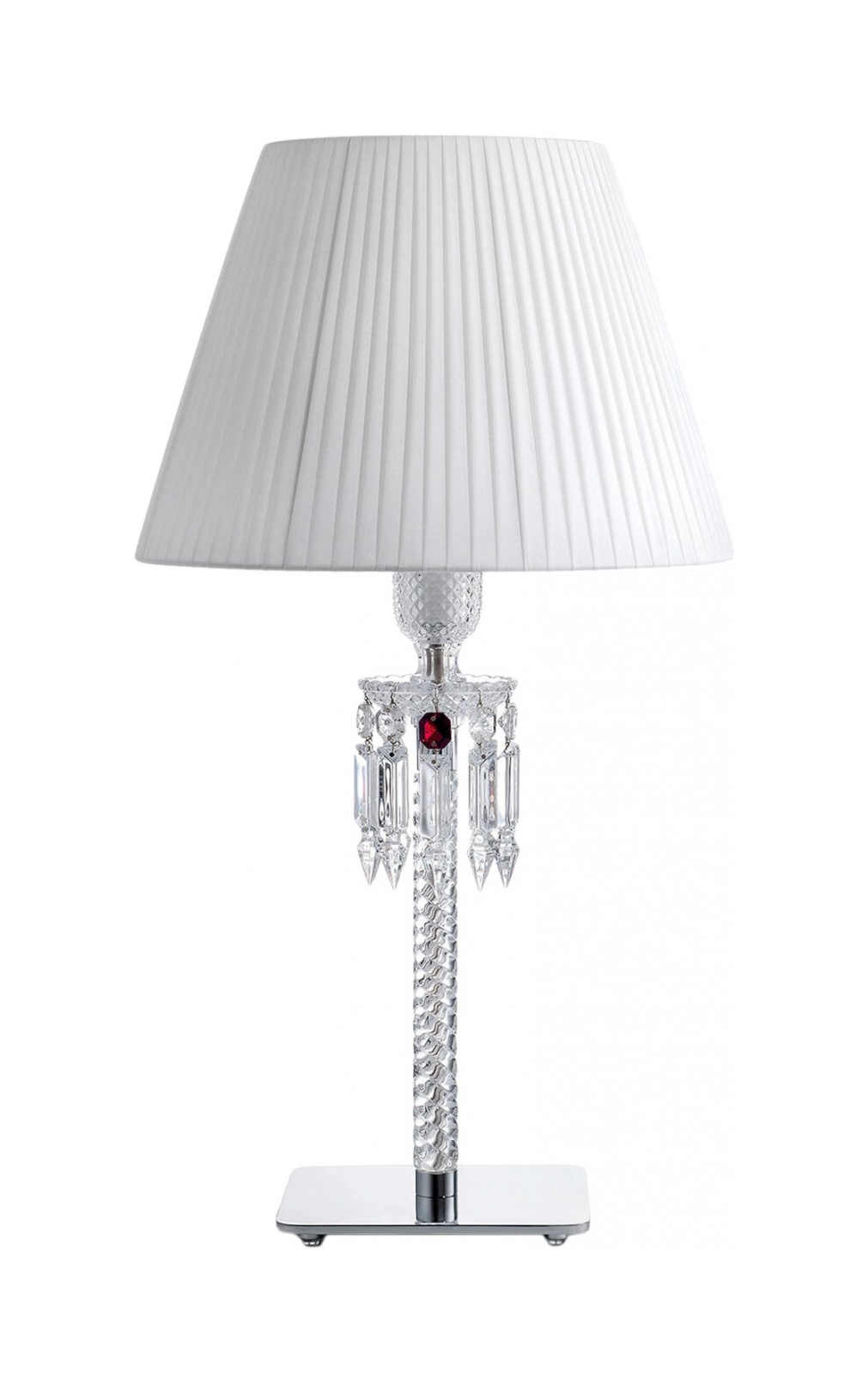 Настольная лампа TORCH 64 см хрусталь белая