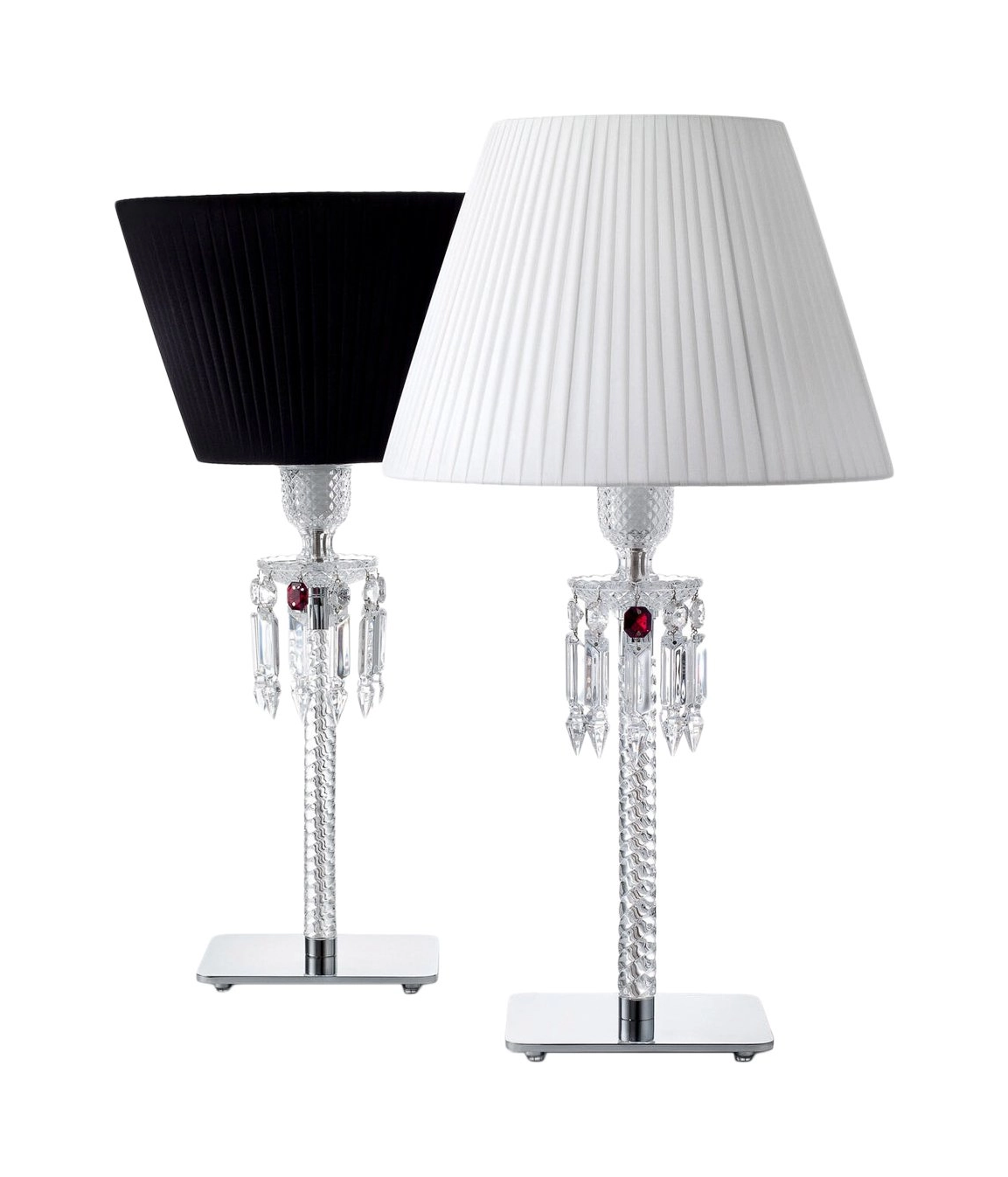 Настольная лампа TORCH 64 см хрусталь белая Baccarat 2601567