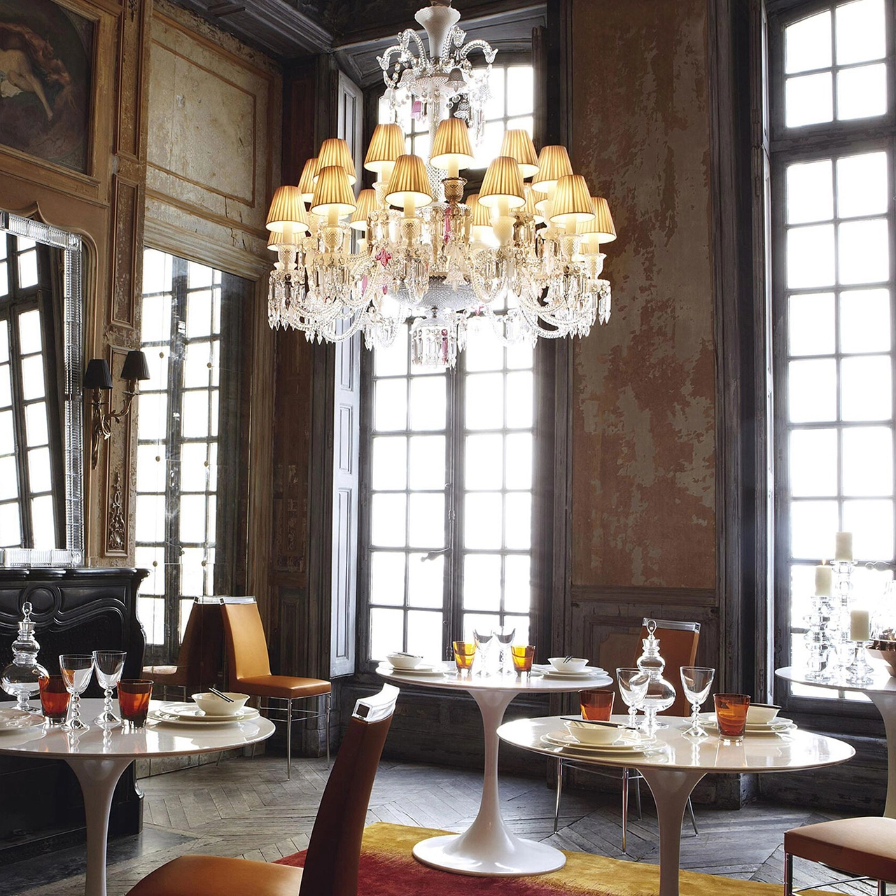 Люстра ZENITH FLOU 108 см хрусталь Baccarat 2606902