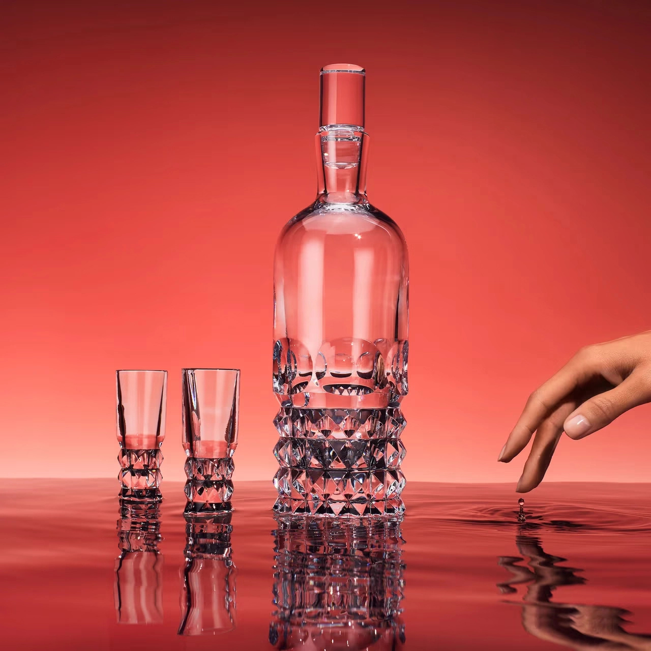 Набор из 2-х рюмок LOUXOR 40 мл хрусталь прозрачный Baccarat 2816002