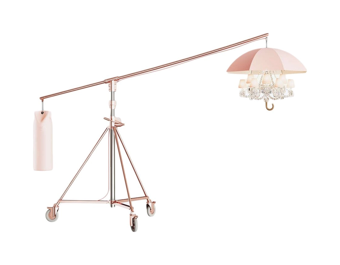 Люстра-торшер Marie Coquine хрусталь