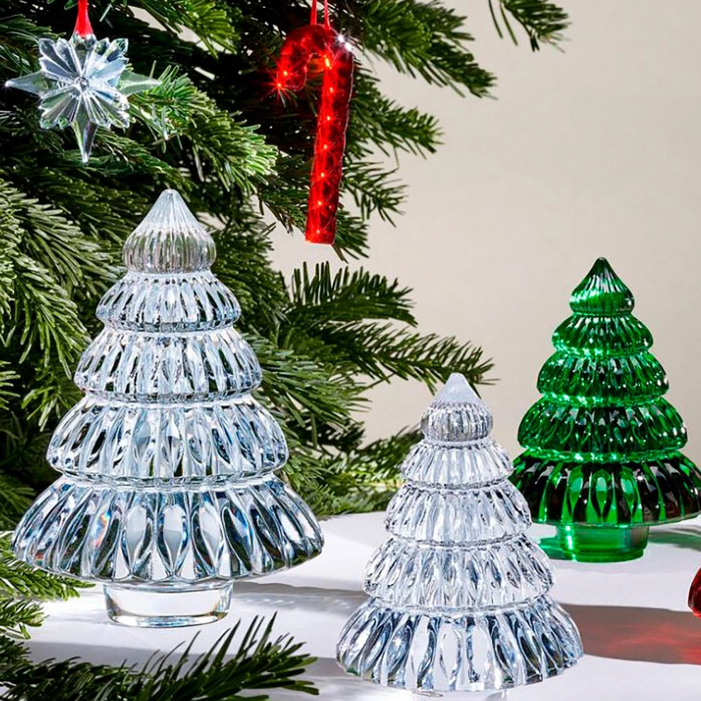 Скульптура ENCHANTING Ель 17 см хрусталь прозрачная – 2