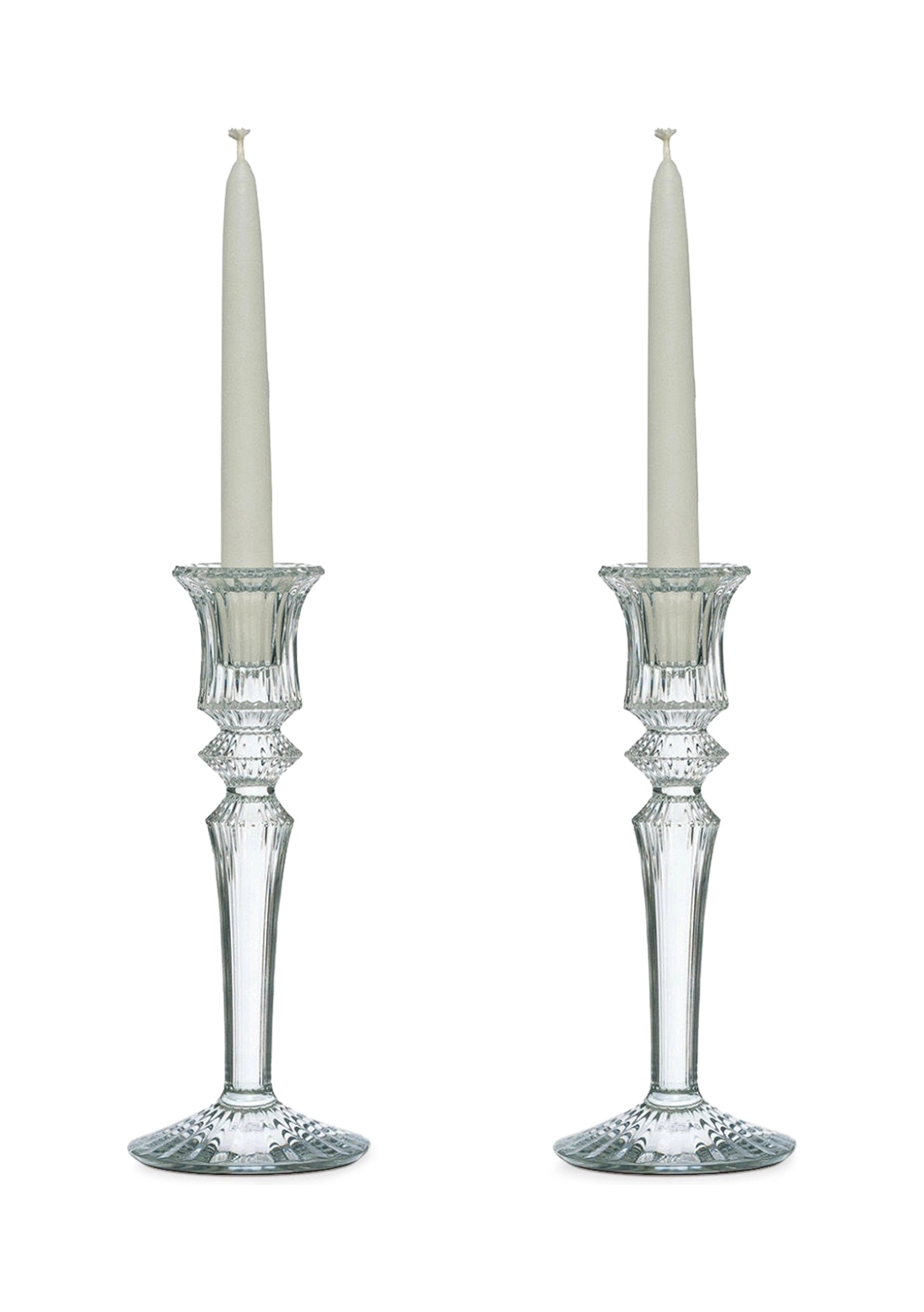 Набор из 2-х подсвечников MILLE NUITS 19 см хрусталь