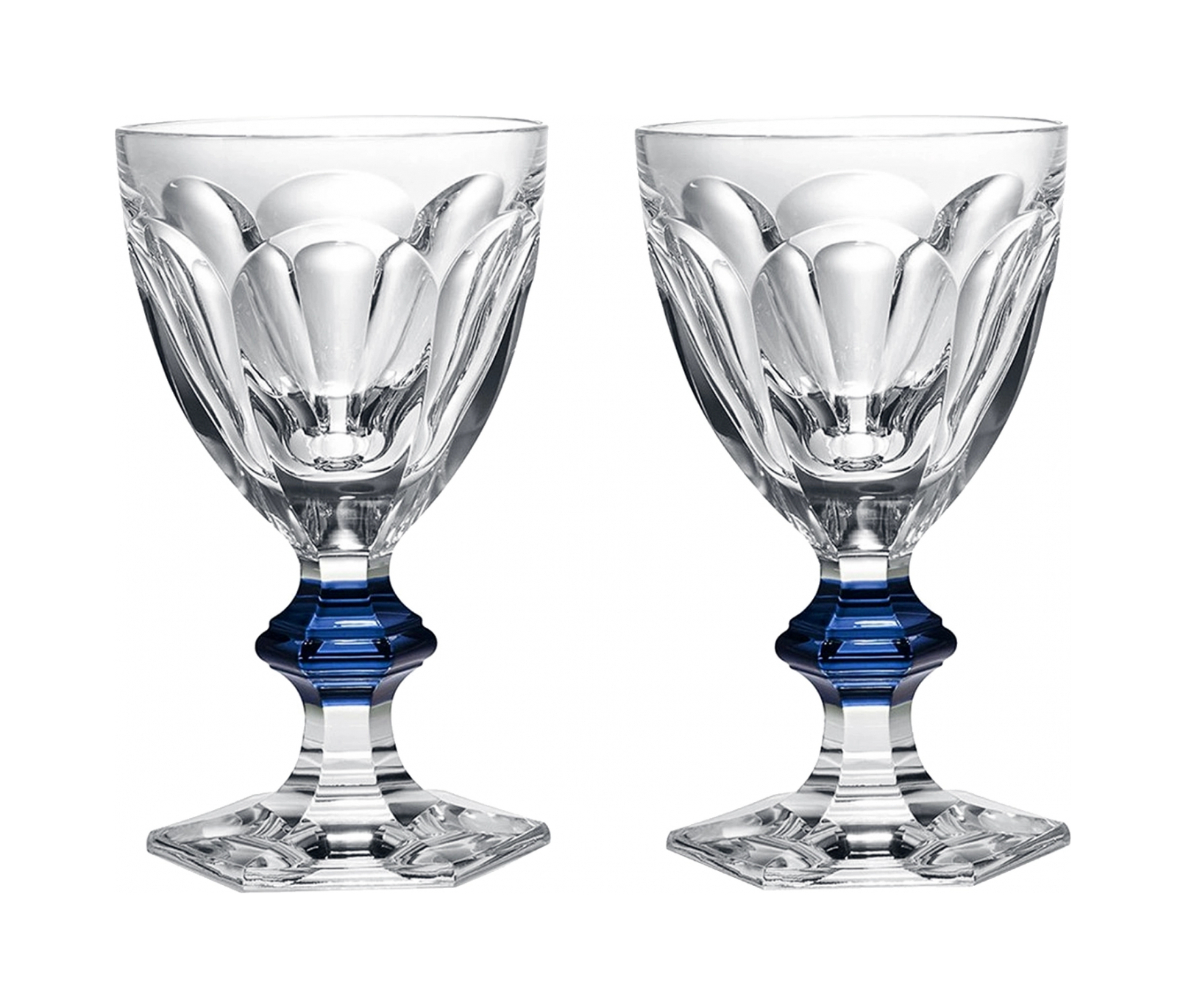 Набор из 2-х бокалов для вина HARCOURT №2 250 мл хрусталь синий