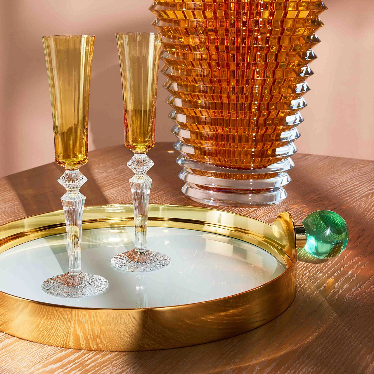 Бокал для шампанского MILLE NUITS 170 мл хрусталь янтарный Baccarat 2105460