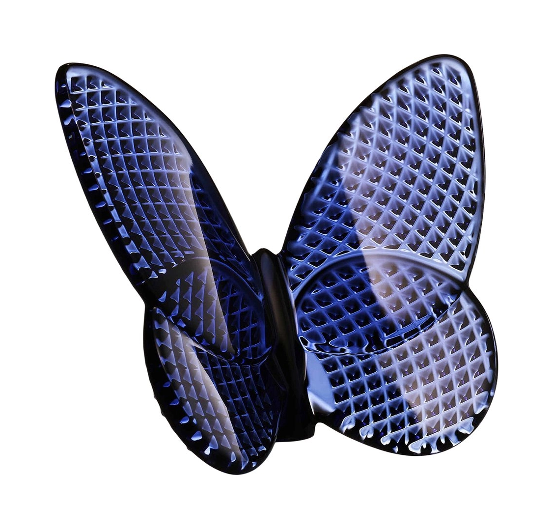 Статуэтка LUCKY BUTTERFLY DIAMOND Бабочка 8 см полуночно-синяя хрусталь