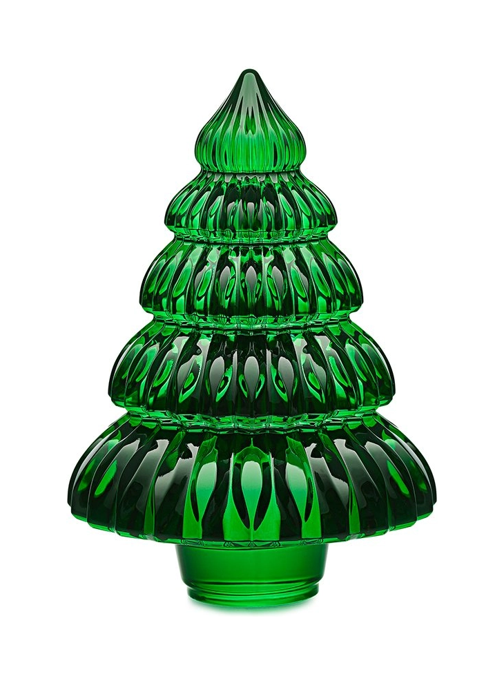 Скульптура ENCHANTING Ель 12 см хрусталь зеленая